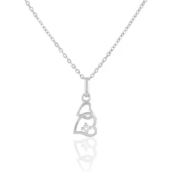 Collier Roma Argent Blanc Oxyde De Zirconium