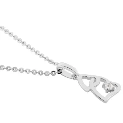 Collier Roma Argent Blanc Oxyde De Zirconium