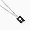 Collier Romaji Argent Blanc
