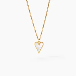 Collier Romancya Or Jaune Nacre