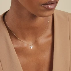 Collier Romancya Or Jaune Nacre