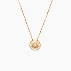 Collier Rosae Plaque Or Jaune