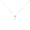Collier Rosangela Or Bicolore Diamant Blanc