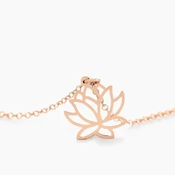 Collier Rosita Argent Rose