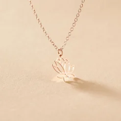 Collier Rosita Argent Rose