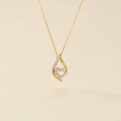Collier Roso Or Jaune Diamant
