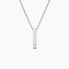 Collier Royan Acier Blanc