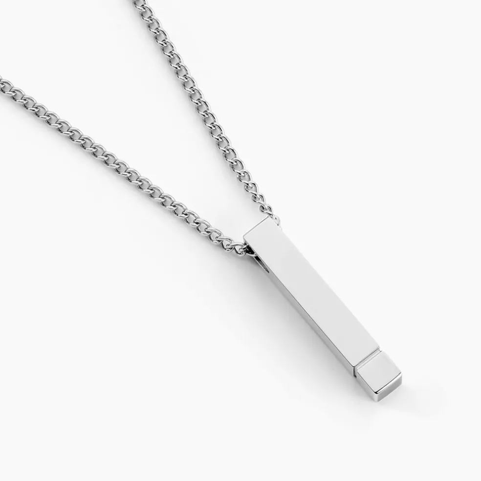 Collier Royan Acier Blanc