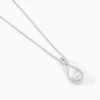 Collier Rozane Argent Blanc Perle De Culture Et Oxyde De Zirconium