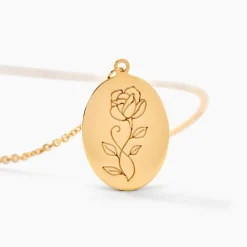 Collier Rozsa Or Jaune