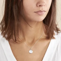 Collier Saül Argent Blanc Nacre