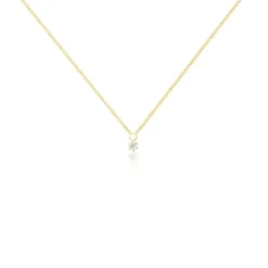 Collier Samantha Or Jaune Diamant