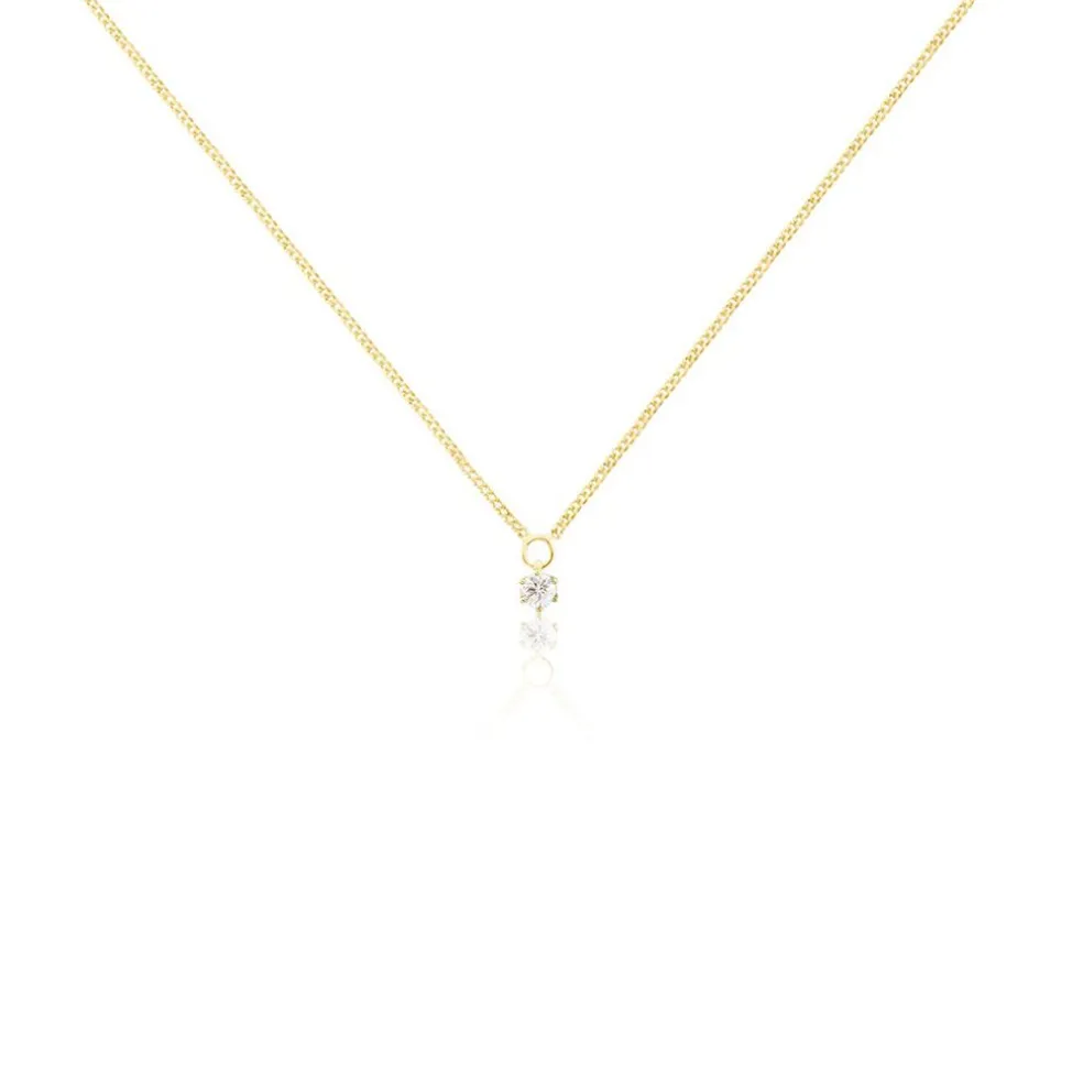 Collier Samantha Or Jaune Diamant