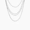 Collier Santoline Argent Blanc