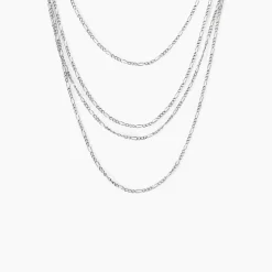 Collier Santoline Argent Blanc