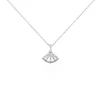 Collier Sarita Argent Blanc Oxyde De Zirconium