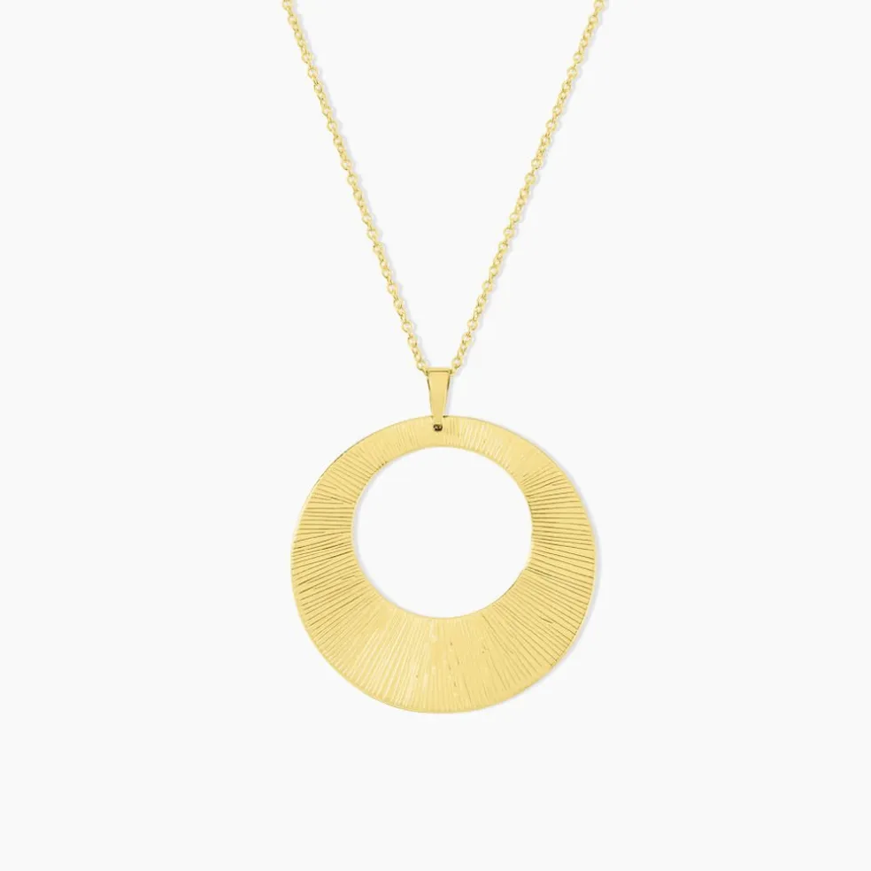 Collier Sautoir Acier Doré Rohan