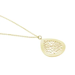 Collier Sautoir Acier Doré Iwona