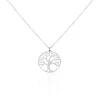 Collier Sautoir Philana Argent Blanc