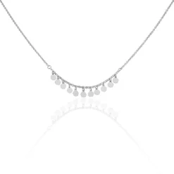 Collier Savahna Argent Blanc