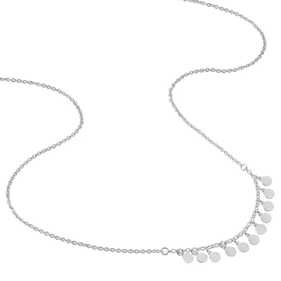 Collier Savahna Argent Blanc