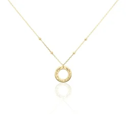 Collier Savas Plaqué Or Jaune