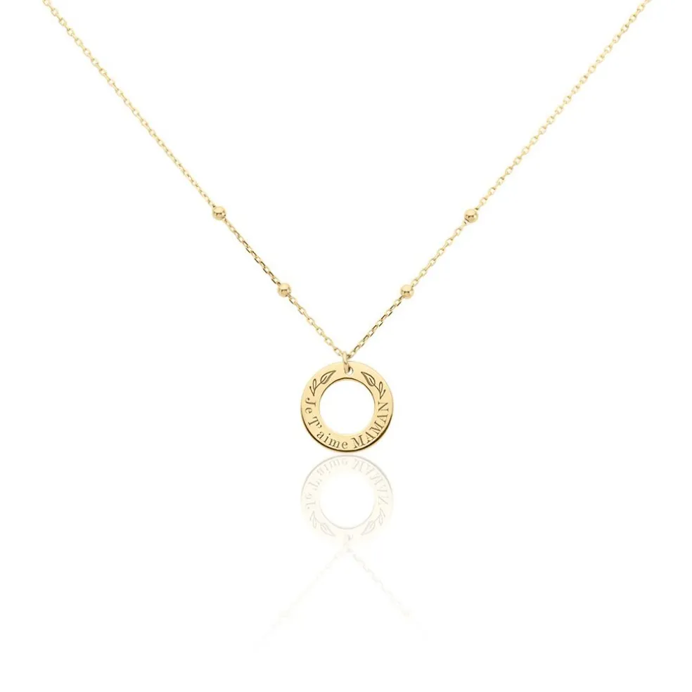 Collier Savas Plaqué Or Jaune