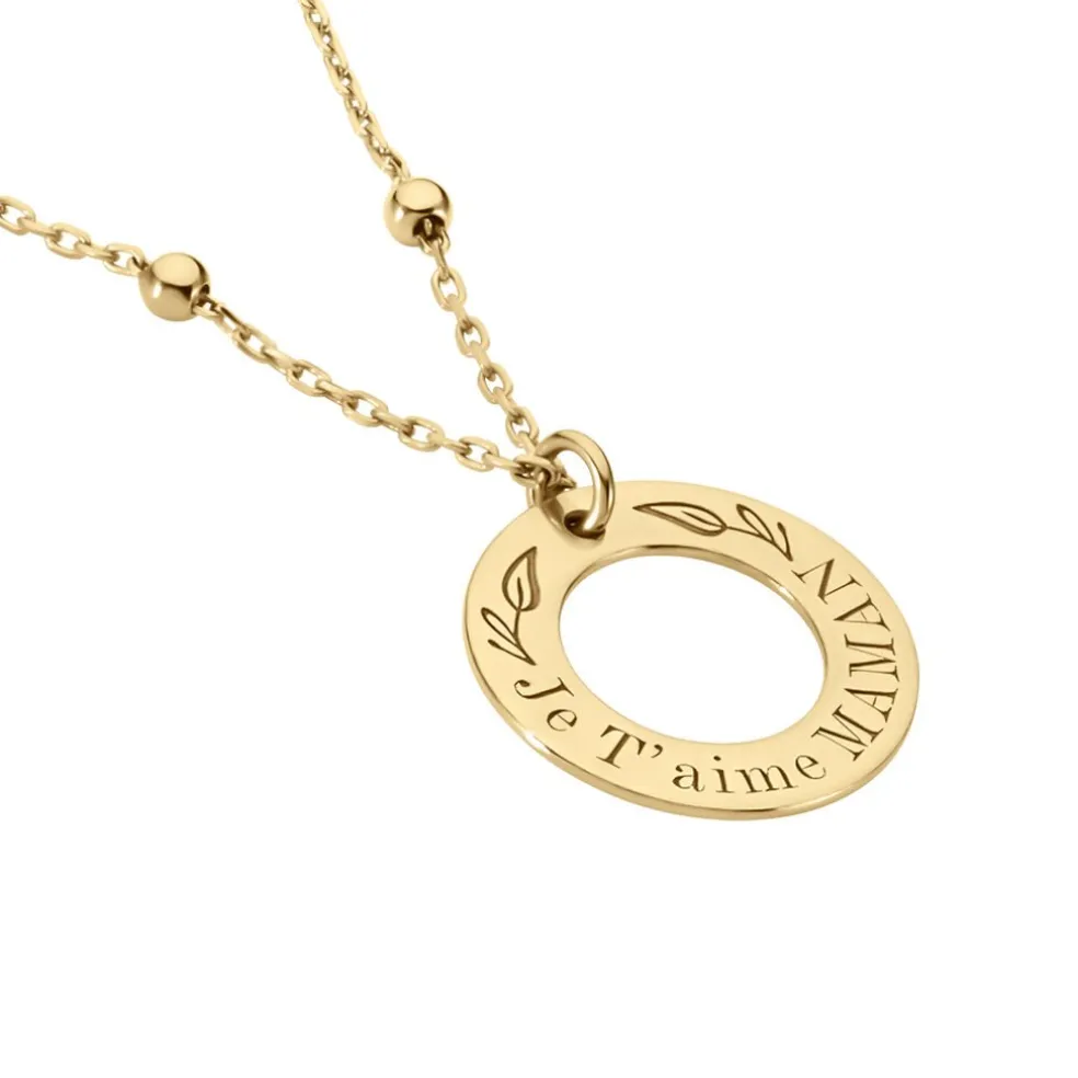 Collier Savas Plaqué Or Jaune