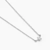 Collier Saya Argent Blanc Oxyde De Zirconium