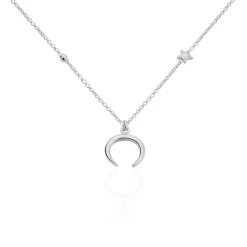 Collier Serenella Argent Blanc Oxyde De Zirconium