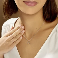 Collier Serenella Argent Blanc Oxyde De Zirconium