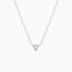 Collier Severine Argent Blanc