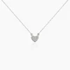 Collier Seya Argent Blanc Oxyde De Zirconium
