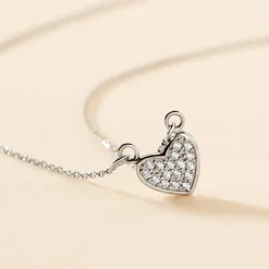 Collier Seya Argent Blanc Oxyde De Zirconium