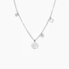 Collier Seyma Argent Blanc Oxyde De Zirconium