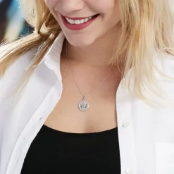 Collier Shaia Argent Blanc