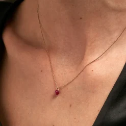 Collier Shakir Or Jaune Rubis