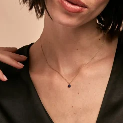 Collier Shakir Or Jaune Saphir