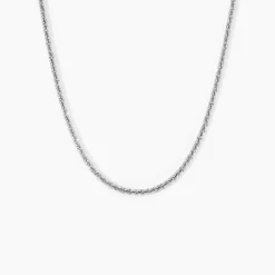 Collier Shaynisae Argent Blanc