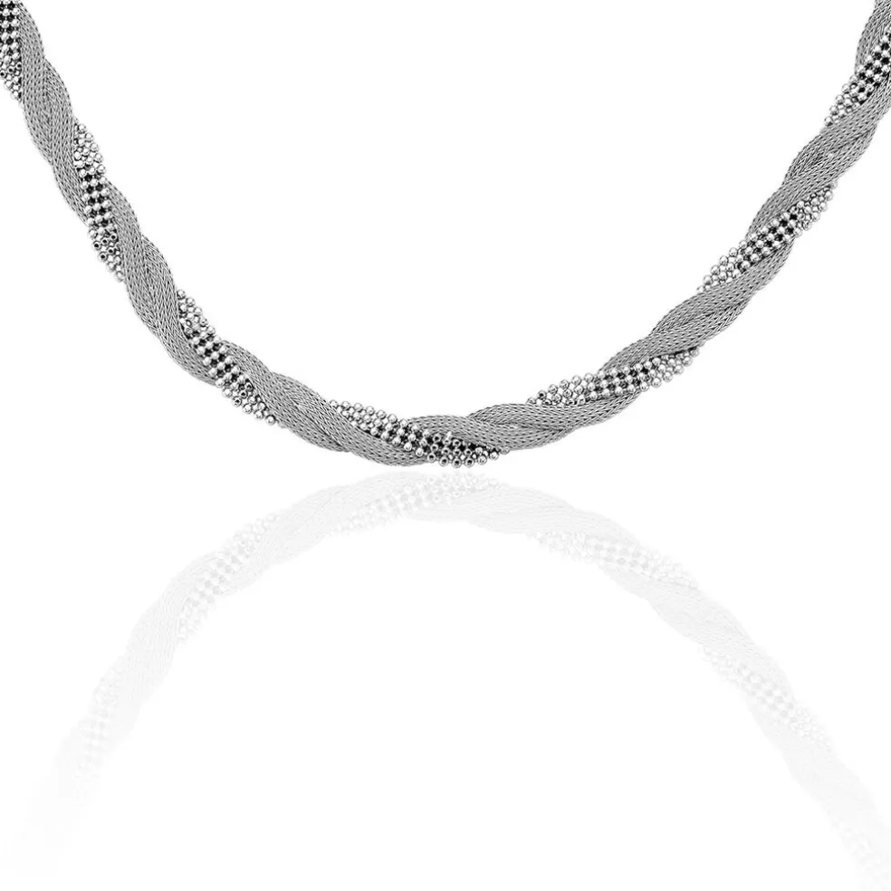 Collier Sheridan Argent Blanc