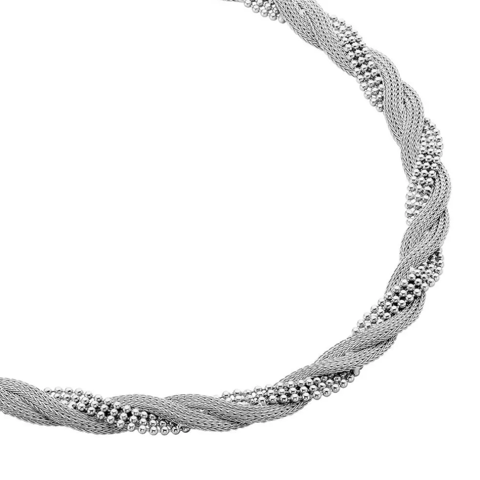 Collier Sheridan Argent Blanc