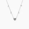 Collier Sibie Argent Blanc