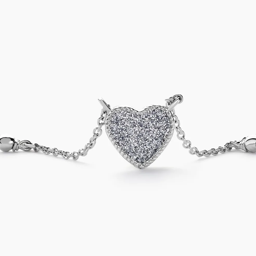 Collier Sibie Argent Blanc