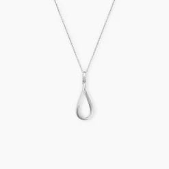Collier Sila Argent Blanc