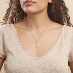 Collier Sila Argent Blanc