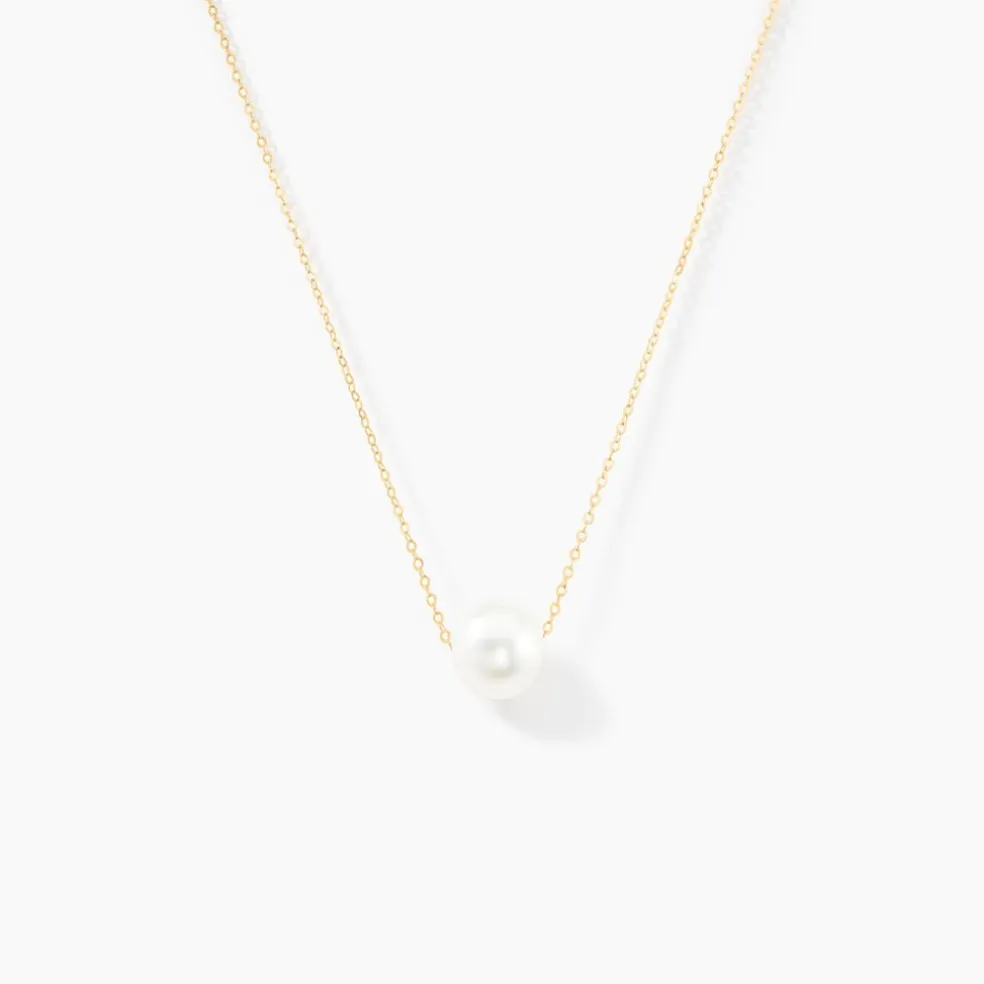 Collier Sissy Or Jaune Perle De Culture