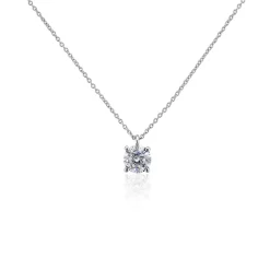 Collier Solitaire Argent Lylwenn