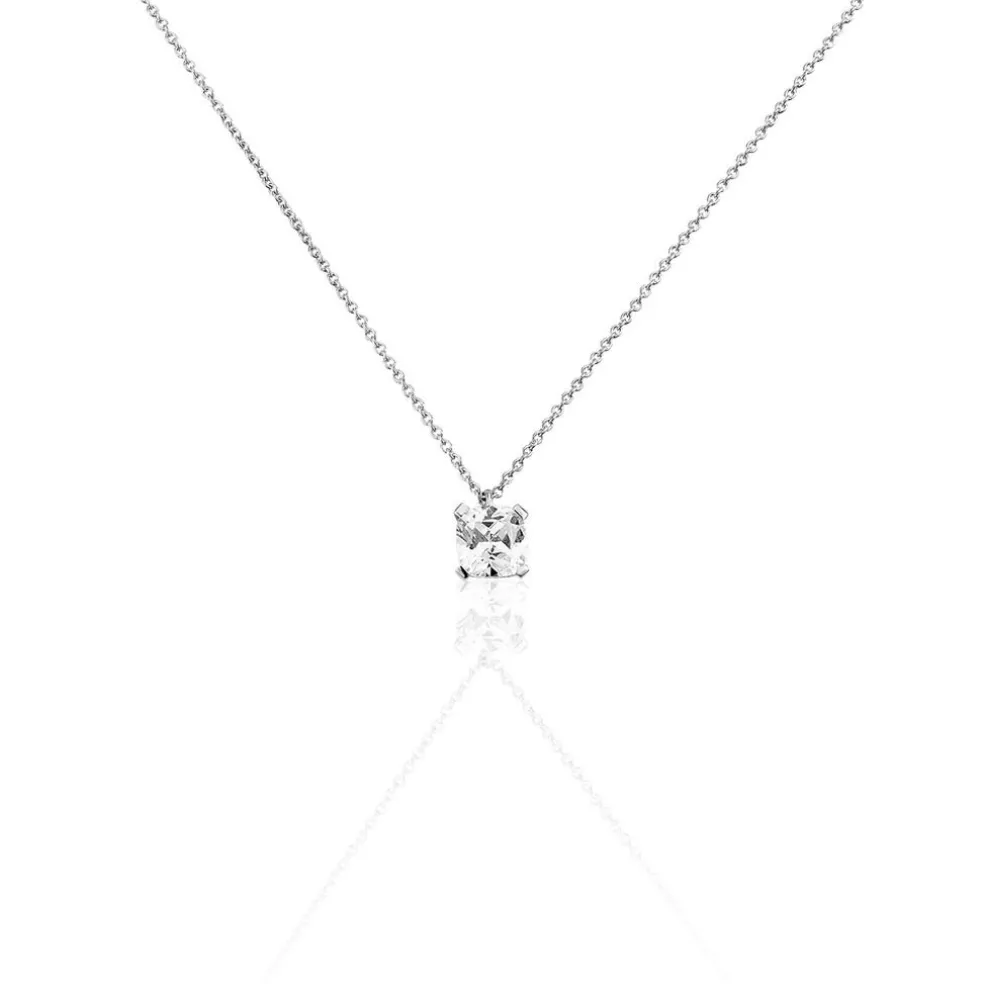 Collier Solitaire Argent Lyanna