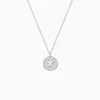 Collier Souria Argent Blanc Oxyde De Zirconium