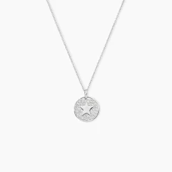 Collier Souria Argent Blanc Oxyde De Zirconium